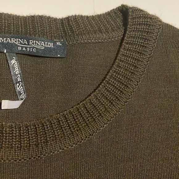 Marina Rinaldi Brown Sweater Dress, size XL. - Picture 9 of 9
